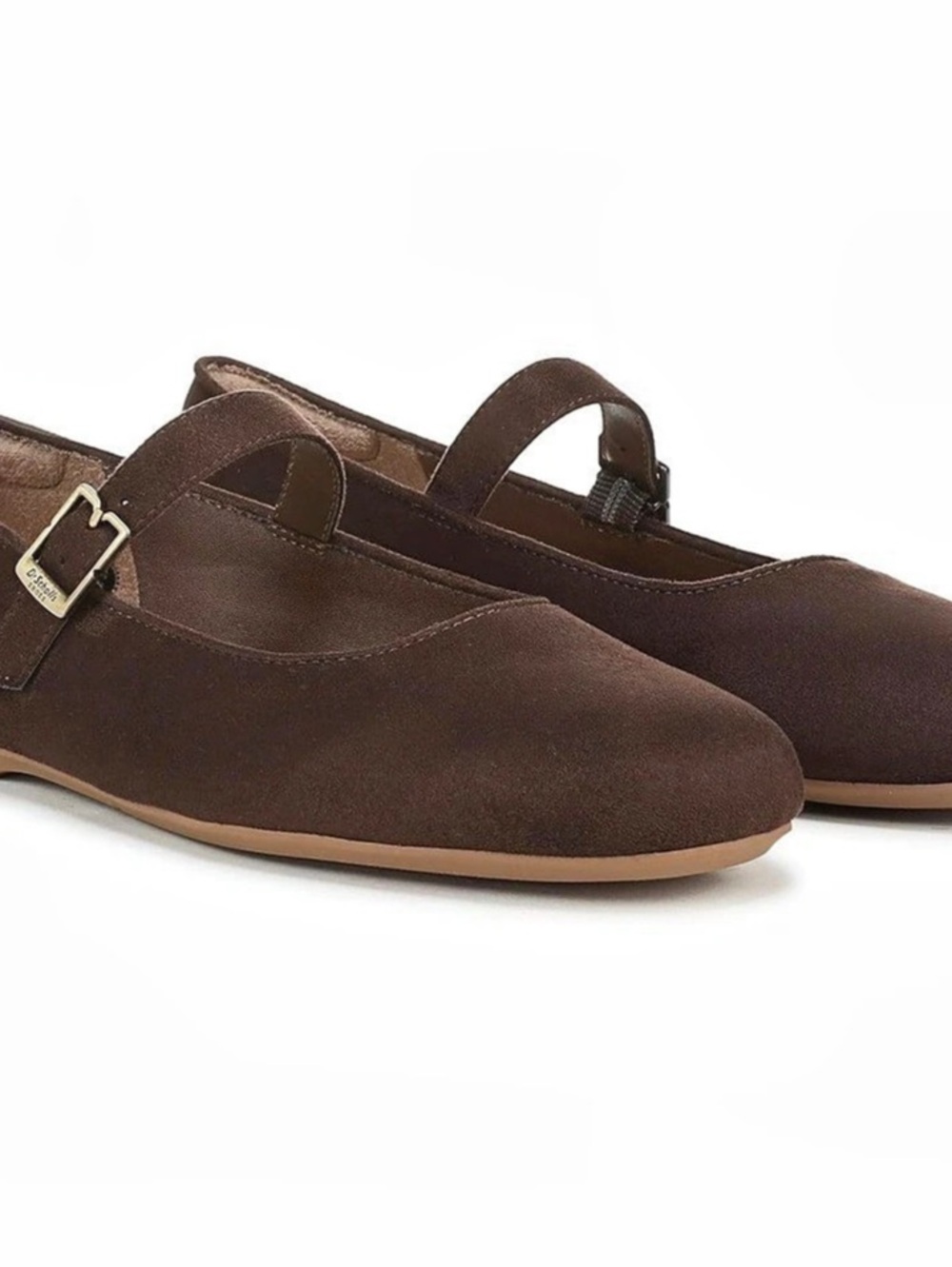 Dr. Scholl's Weston Jane Mary Jane Flat Brown Flats